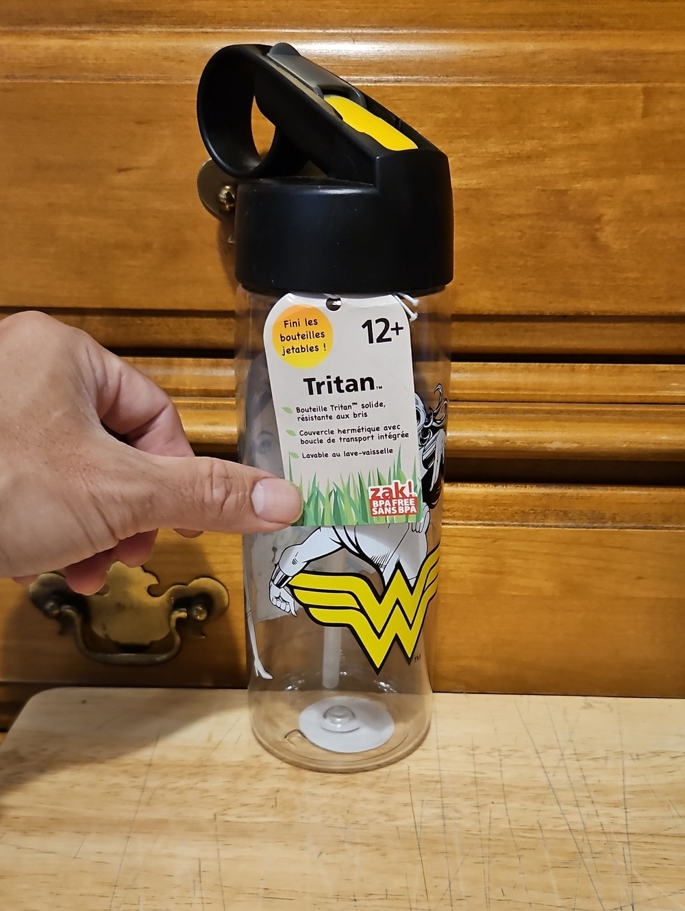 Wonder Woman Tritan reusable bottle 25-oz/739ml